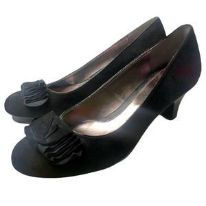 Söfft MALABAR Comfort Heels Black Suede 8 Narrow